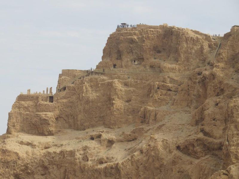 Tel Aviv Private Tour - View of the Northern Palace on Masada