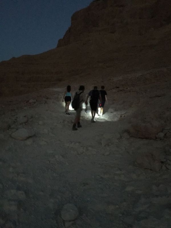 Tel Aviv Private Tour - Starting the climb up the Snake Path before sunrise- only for the fit!