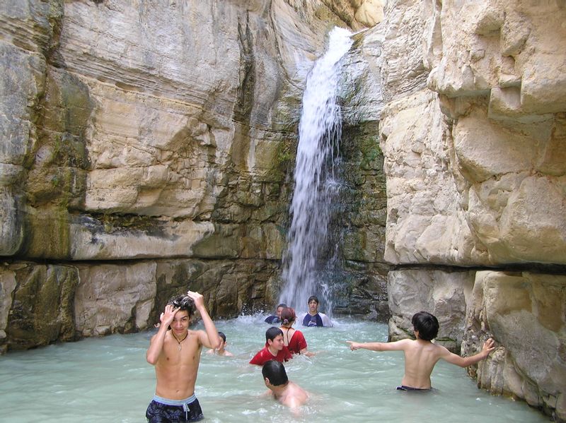 Tel Aviv Private Tour - One of the many waterfalls in the Ein Gedi Nature Reserve