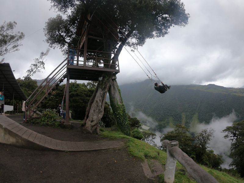 Quito Private Tour - Swing of the end of the world in Baños de Agua Santa 