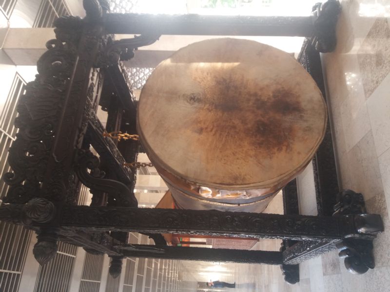 Jakarta Private Tour - Bedug/Bell inside the Misque