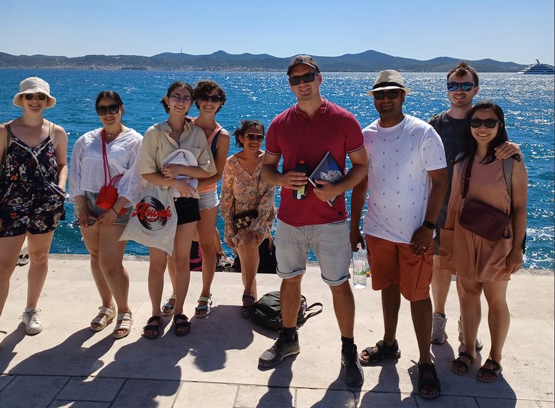 Zadar Private Tour - Walking tour with guests from Jordan, Mexico, India and Holland 