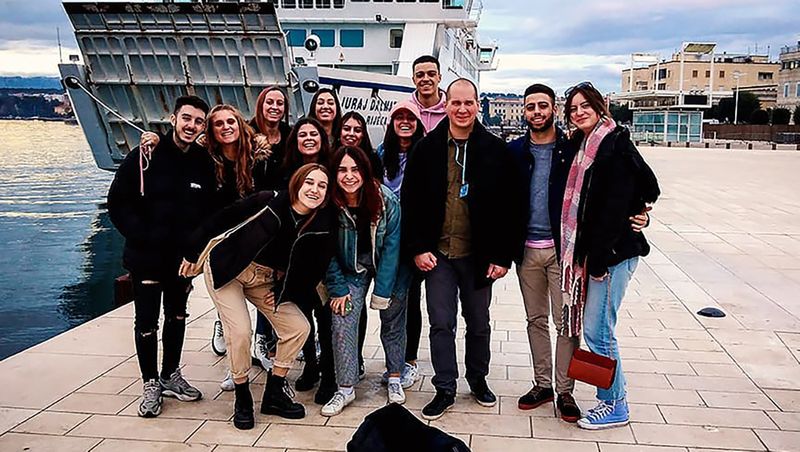 Zadar Private Tour - End of the walking tour with Spanish exchange students who were studying in Poland at that moment. 