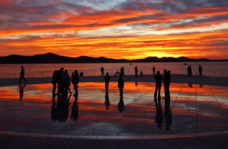 Zadar Private Tour - Monument to the Sun - ending point of the walking tour