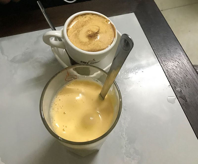 Hanoi Private Tour - egg coffee