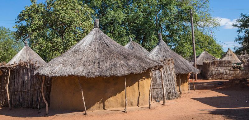 Livingstone Private Tour - These are the common homestead found in Mukuni Village