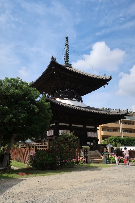 Osaka Private Tour - Two story pagoda in Aizendo