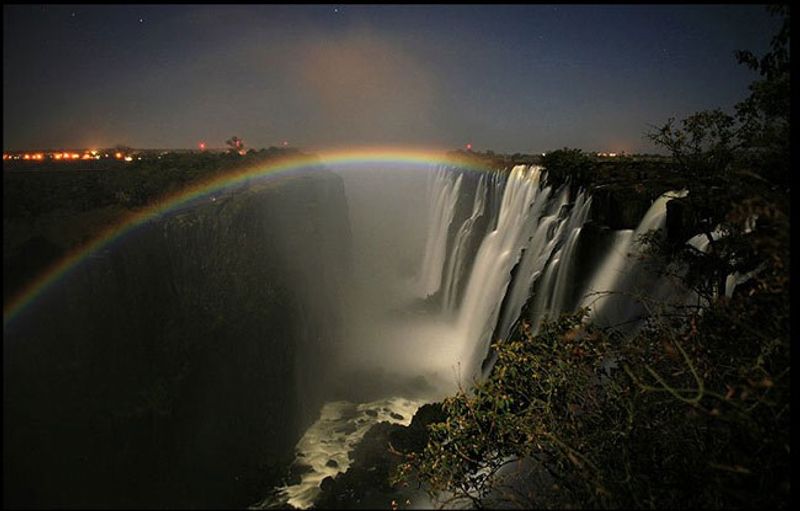 Livingstone Private Tour - Lunar rainbow over the Victoria Falls