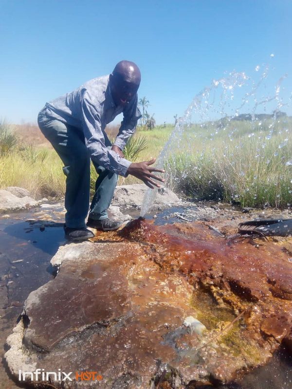 Livingstone Private Tour - You will visit and tour around the spectacular Longola Hotsprings in Iyanda  village outside Kafue National Park