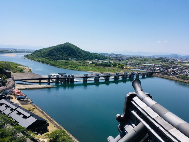 Aichi Private Tour - The view from the top of the castle. It worth to climb up there!