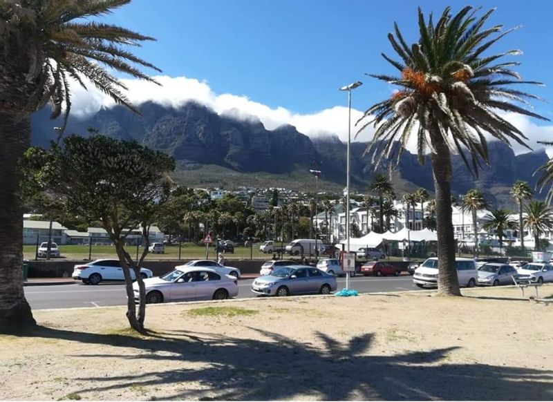 Cape Town Private Tour - Camps Bay. Views of the Twelve Apostles Mountain range. 