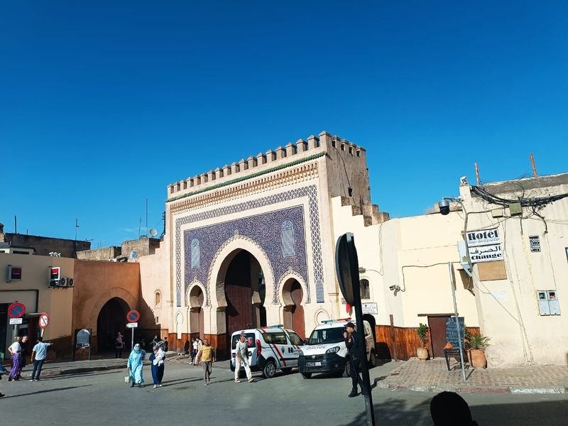 Fes Private Tour - The Big Blue Gate