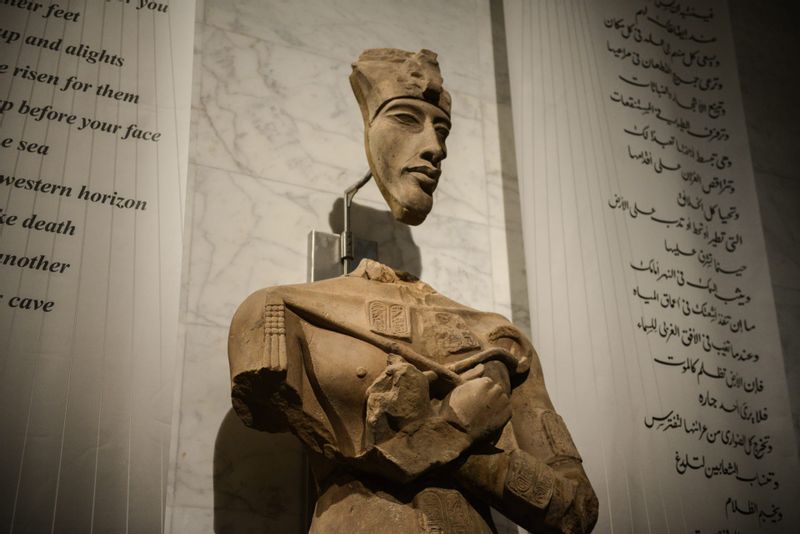 Cairo Private Tour - The statue of Queen Hatshepsut is now displayed in National Museum, and it is the most difficult statue to restore