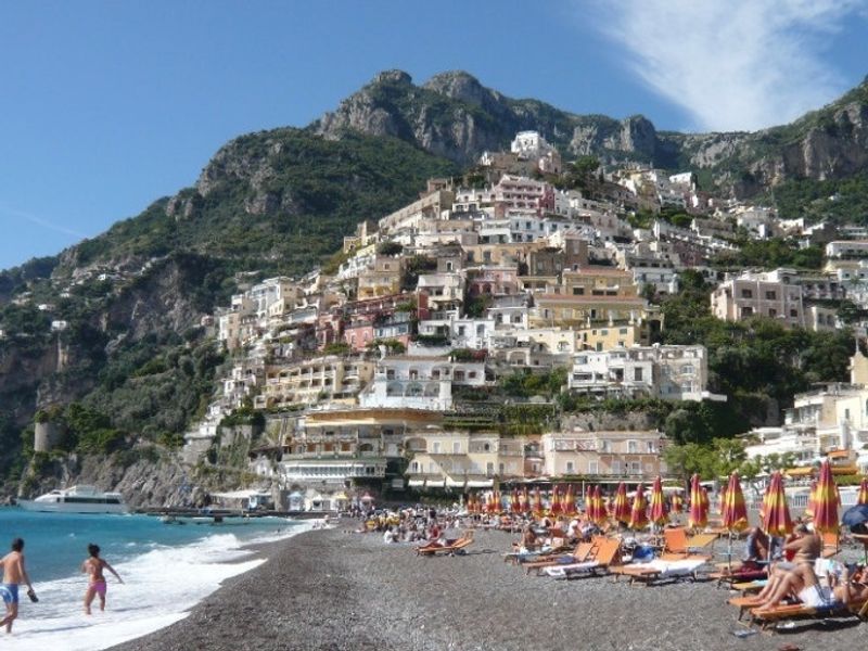 Naples Private Tour - Positano from the beach