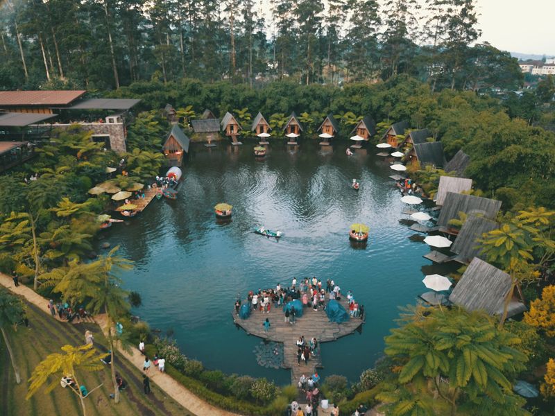 Bandung Private Tour - Dusun Bambu.
A place that offers a one-stop leisure from the culinary experience to exploring the nature with attractive activities