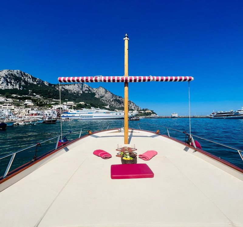 Capri Private Tour - Our boat, the typical Capri Gozzo boat