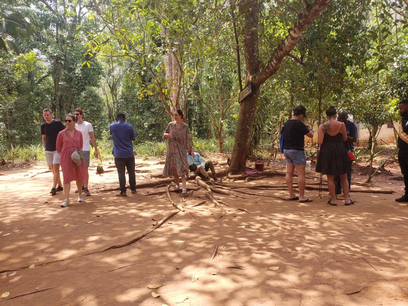 Zanzibar Private Tour - A groups of guests at spice farm