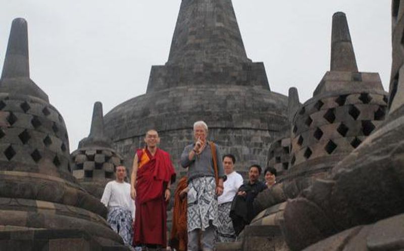 Jakarta Private Tour - Richard Gere at Borobudur Temple