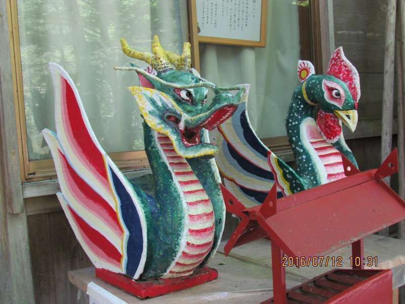 Aichi Private Tour - a Dragon and a phoenix in Myojin Shrine