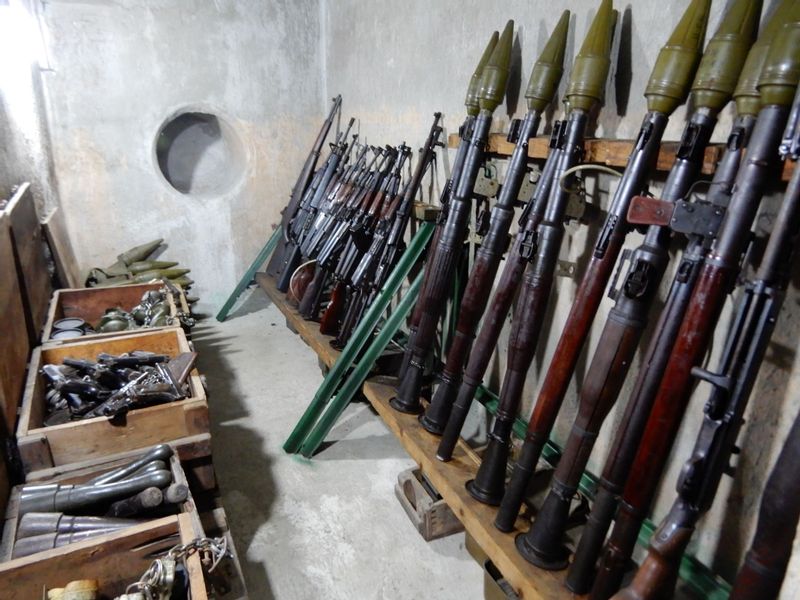 Ho Chi Minh Private Tour - weapon bunker