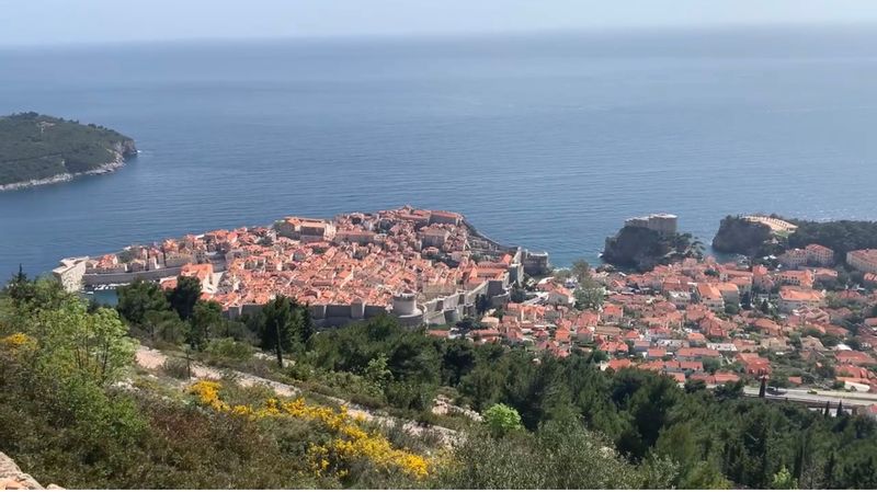 Dubrovnik Private Tour - View of the Old City from the trail