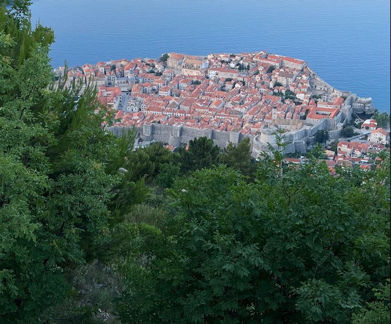 Dubrovnik Private Tour - Old City - view from the top of Srdj