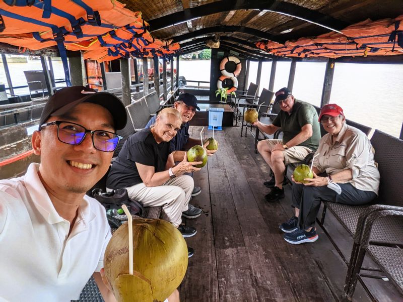 Ho Chi Minh Private Tour - our private boat