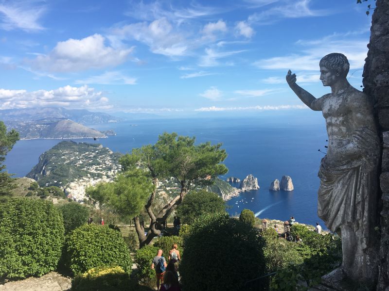 Capri Private Tour - Capri view from Mount Solaro