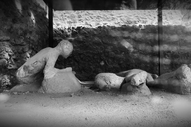 Pompeii Private Tour - Plaster casts of the victims of the eruption