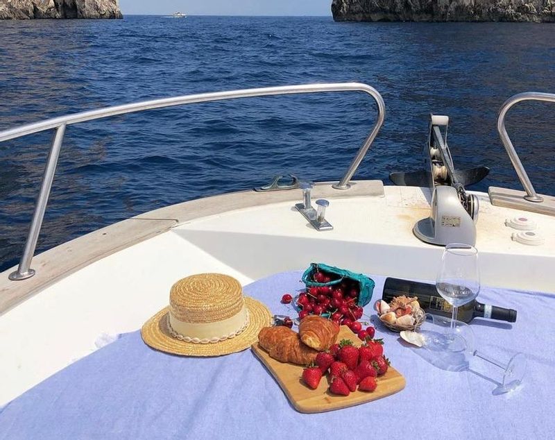 Capri Private Tour - Our snack 