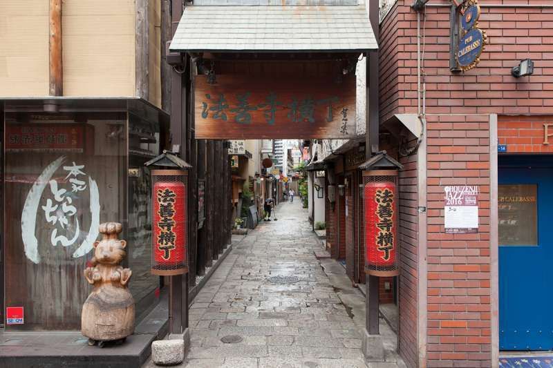 Osaka Private Tour - Entrance to Hozenji Alley