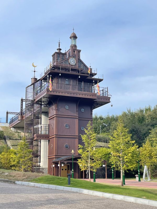 Aichi Private Tour - The clock tower inspired from “Howl’s moving castle” and “Castor in the sky”