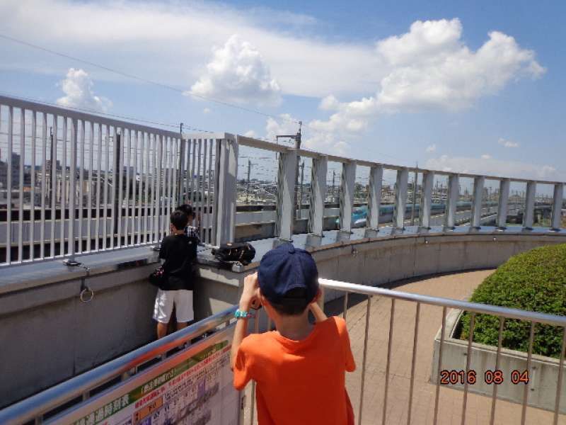 Saitama Private Tour - The Railway Museum (panorama observatory deck)