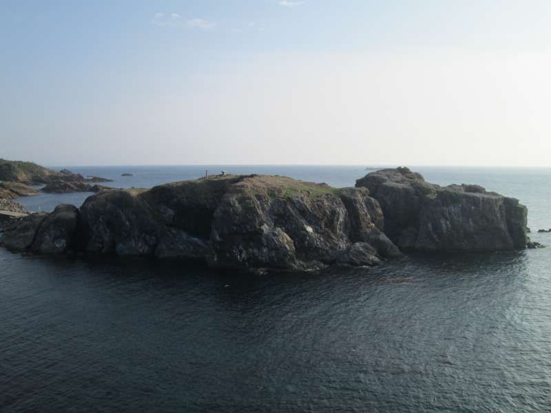 Shimane Private Tour - Fumishima island near the lighthouse. It is a sanctuary of black-tailed gulls.