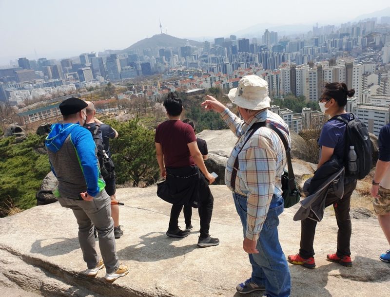 Seoul Private Tour - At the end, enjoying one of the best sweeping views of Seoul city anyone ever sees!