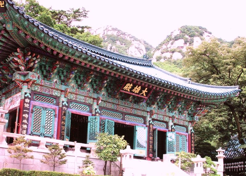 Seoul Private Tour - Doseon-sa's stately Main Dharma Hall.