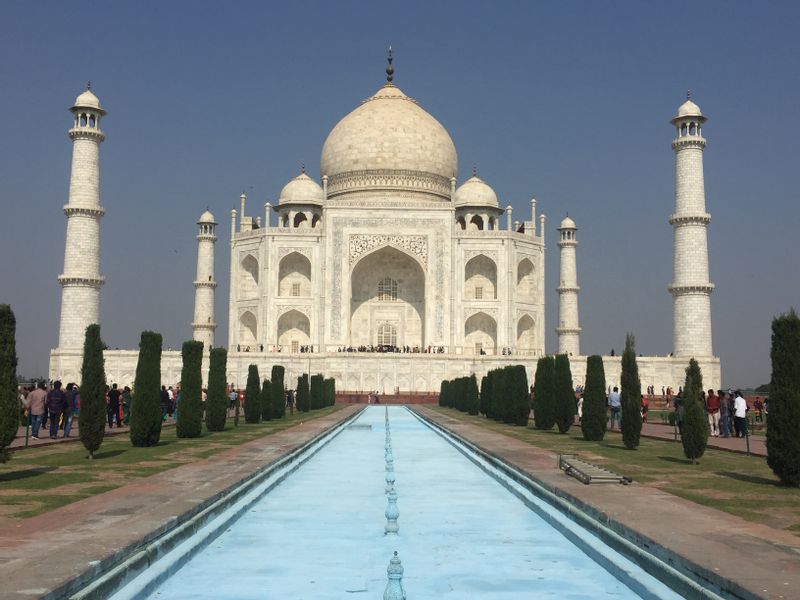 Agra Private Tour - Taj mahal from garden