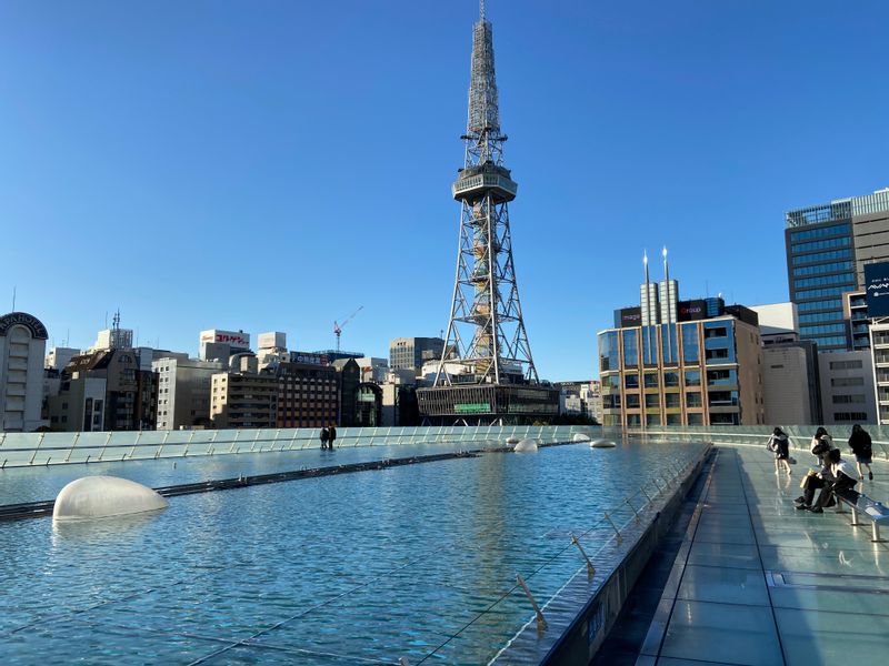 Aichi Private Tour - Nagoya TV Tower from Spaceship Aqua.
