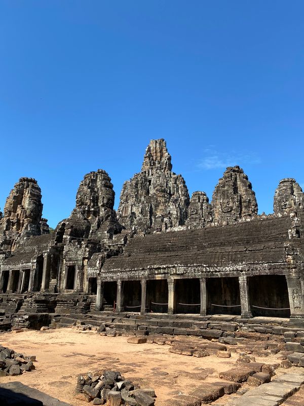 Siem Reap Private Tour - Bayon temple with big buddha 4 faces.