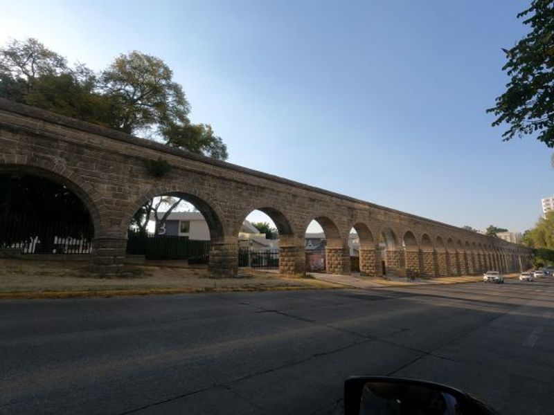 Guadalajara Private Tour - Guadalajara is filled with old and modern architecture. These are old aqueducts built in the early 1900s to bring water to the city.
