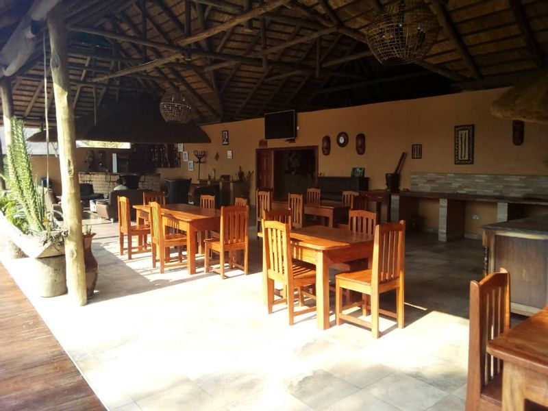 Livingstone Private Tour - You take your meals in a nice restaurant at Kasbek lodge