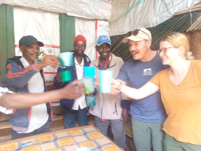 Tanga Private Tour - Testing a local sugarcane beer in Magamba village