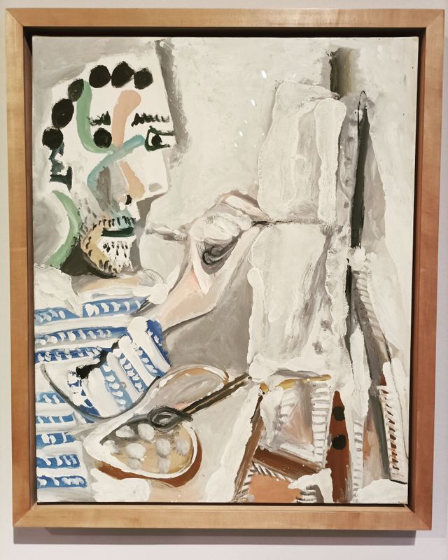 Barcelona Private Tour - Self-portrait of Picasso at the age of 85