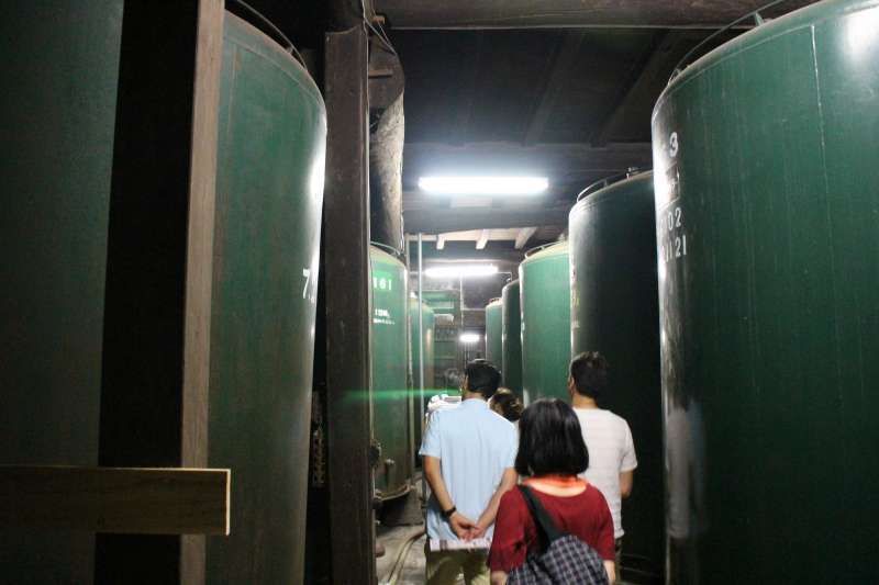 Narita Private Tour - Big tanks in Tokun Sake Brewery