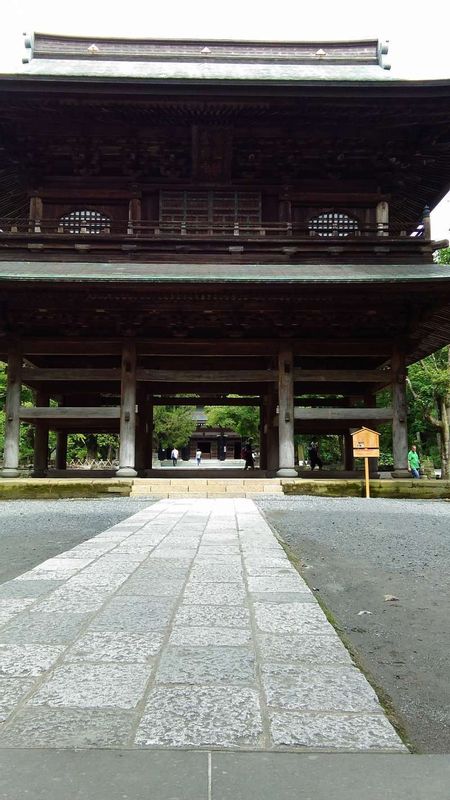 Kanagawa Private Tour - After climbing up the stairs , you can enter a solemn Zen Buddhist Temple, Engakuji.