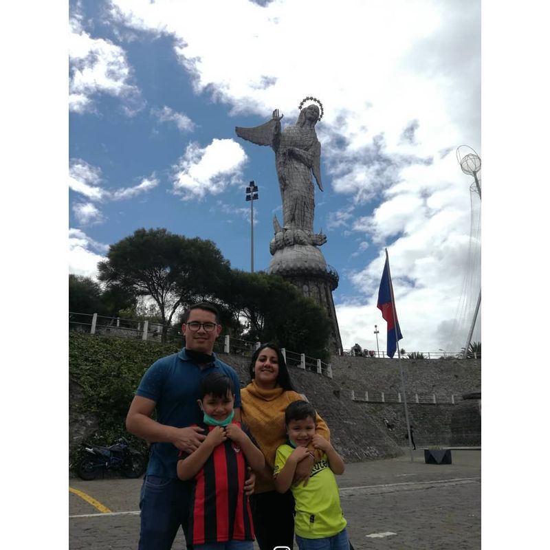 Quito Private Tour - Quito's Virgin (Winged Virgin) at Panecillo Hill. 3,016 metres (9,895 ft) above sea level