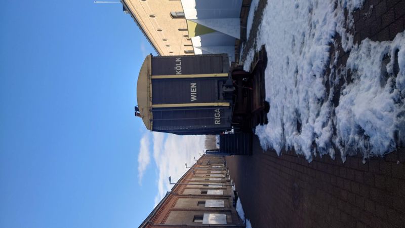 Riga Private Tour - Sights at Riga Ghetto museum. The car that was used to bring Jews to Riga