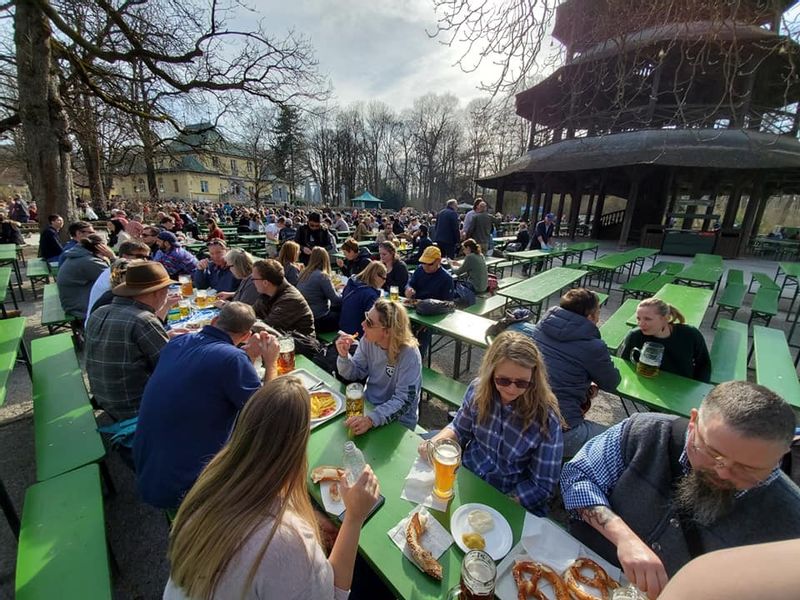 Munich Private Tour - Chinese Tower Biergarten inside the Englischer Garten