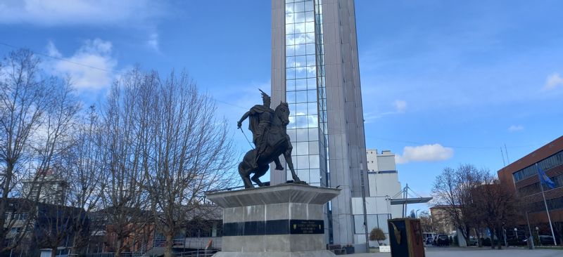 Pristina Private Tour - Equestrian statue of George Kastrioti Skanderbeg in Pristina