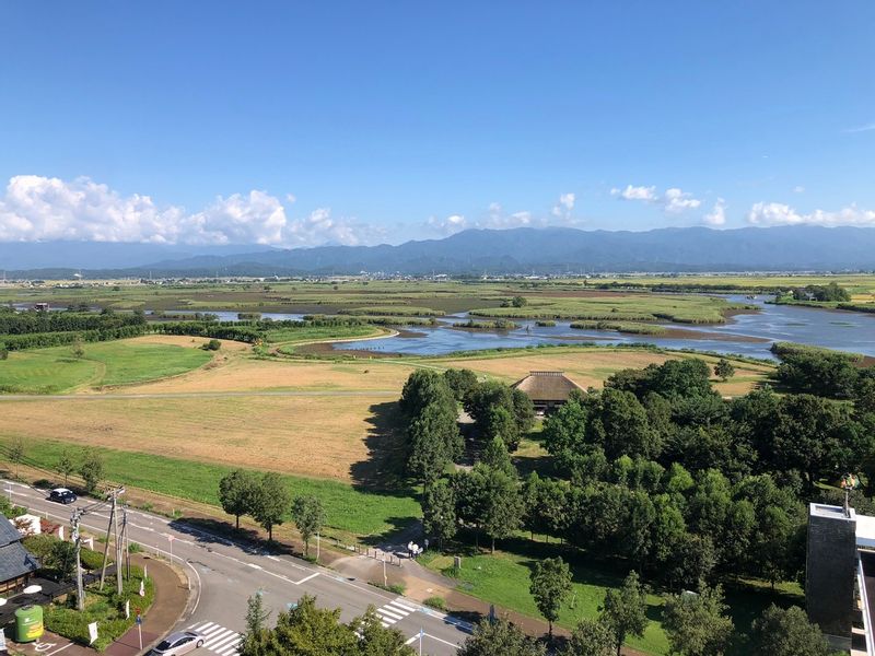 Niigata Private Tour - Fukushima-gata Lagoon in the suburb.  The lagoon plays an important role for wild birds.